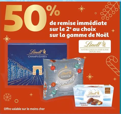 Promo Lindt De Remise Imm Diate Sur Le E Au Choix Sur La Gamme De