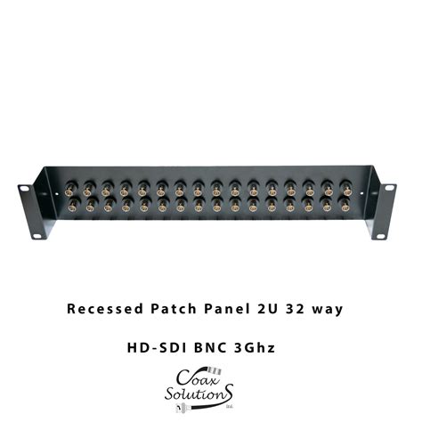 BNC Patch Panel 2U HD SDI Insulated BNC