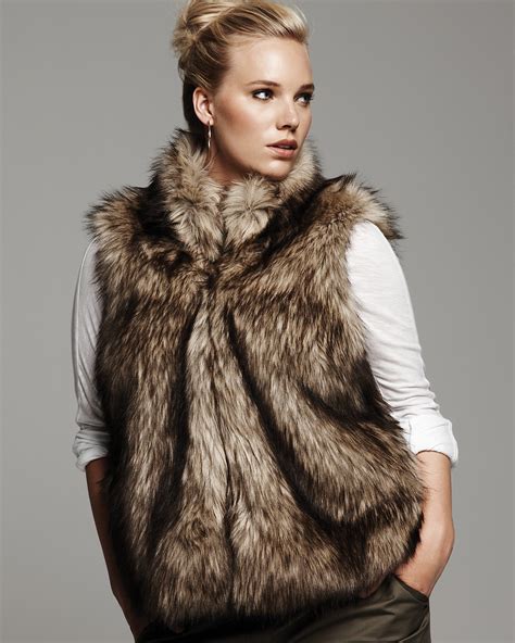 Michael Michael Kors Plus Size Faux Fur Vest Bloomingdales