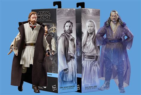 Hasbro The Black Series Obi Wan Kenobi Jedi Legend And Qui Gon Jinn