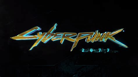 Cyberpunk 2077 Logo Wallpaper 4k Hd Id 3184