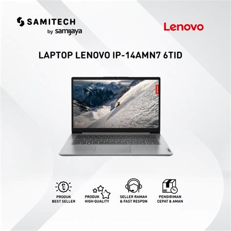 Jual Laptop Lenovo Ideapad Slim 1 14amn7 6tid Athlon 7120u 8gb Ssd