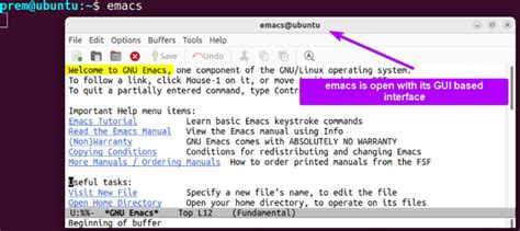 An Overview Of Emacs Text Editor In Linux