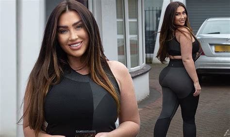 Lauren Goodger Showcases Her Very Peachy Derriere In Clinging Workout