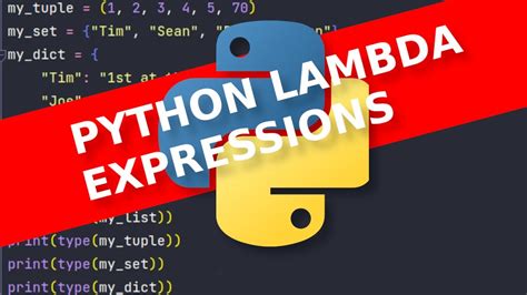 Python Lambda Expression Youtube