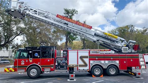 Walk Around Of Tallahassee Fire Department S Hp 100 Platform So143618 Youtube