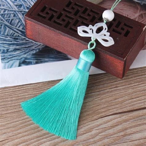 Tb0189 1piece 12cm Chinese Tassels Decorated With Shell Etsy