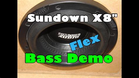 Sundown X8 Bass Demo Little Monster Youtube