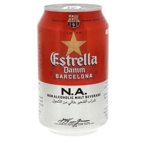 Buy Estrella Damm Non Alcoholic Malt Beverage Ml Online In Kuwait