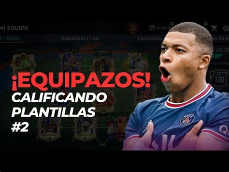 Calificando Plantillas De Suscriptores P Fifa Mobile Youtube