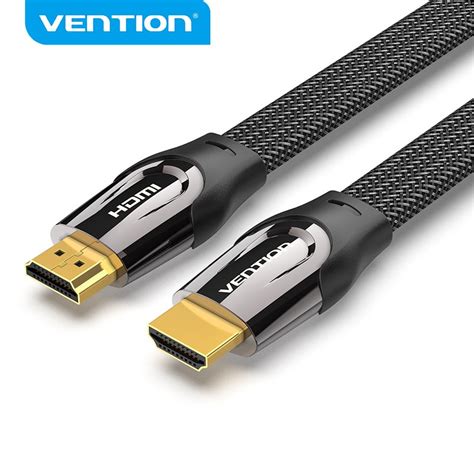 Vention Hdmi Cable Hd D K Hz Nylon Braided Flat High Speed Hdmi