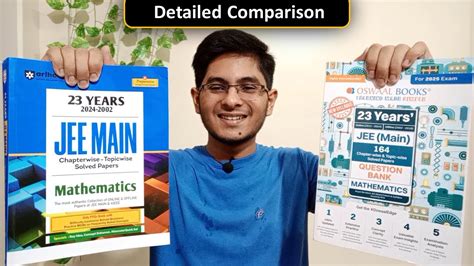 Arihant Years Vs Oswaal Years Jee Main Pyq Detailed