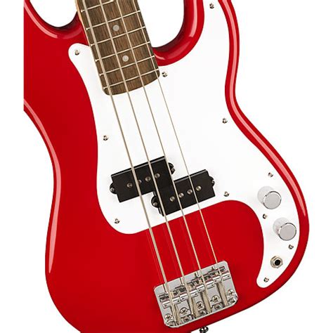 Squier Mini Precision Bass LRL Dakota Red E Bass