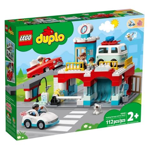 Lego Duplo Parking Garage And Car Wasuperheroes Toys Kingdom