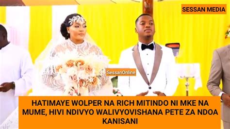 Live Hatimaye Wolper Na Rich Mitindo Ni Mke Na Mume Hivi Ndivyo