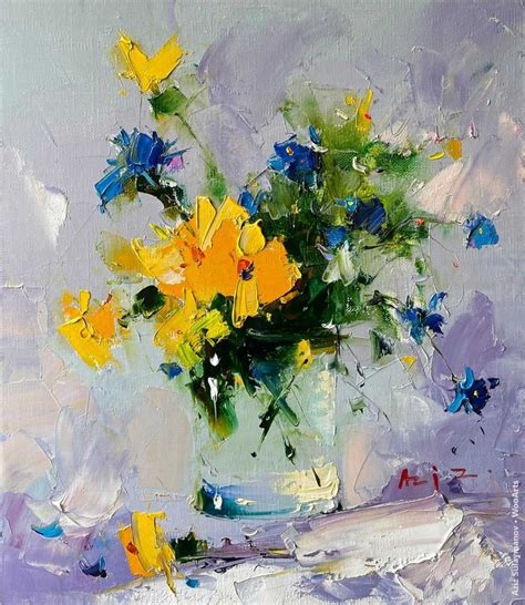 Aziz Sulaymanov In 2023 Abstract Flower Art Flower Art Painting Art