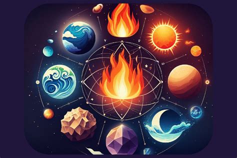 The Elements Fire Earth Air Water Space Myastron Astrology