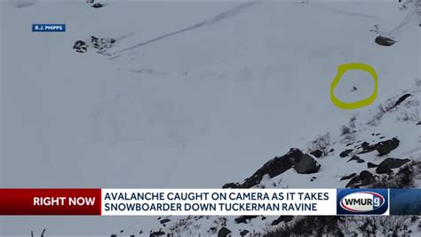 Watch Video Captures Moment Snowboarder Survives Avalanche