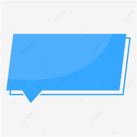 Blue Empty Banner Shape Vector Blue Empty Shape PNG And Vector With