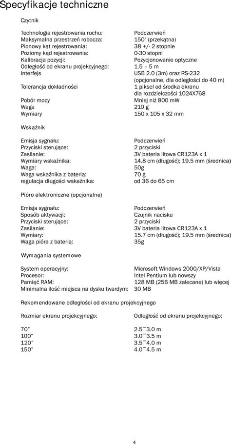 System Przeno Nej Tablicy Interaktywnej Cm Max Przewodnik U Ytkownika