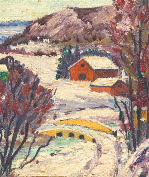 Fern Isabel Coppedge Two Works Winter Landscapes Mutualart