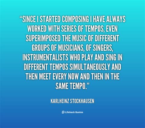 Karlheinz Stockhausen Quotes. QuotesGram