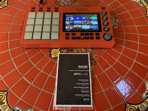 Akai Mpc Live Standalone With Ssd Fat Pad Red Skin Reverb