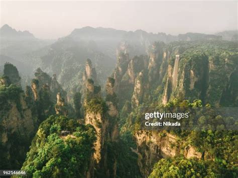 782 Rock Formations In Zhang Jia Jie National Park Stock Photos High