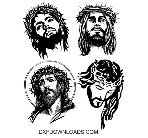 Jesus Christ Wall Decor Laser Cut Svg Dxf Files Wall Sticker Engraving