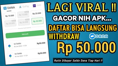 SUKSES DAFTAR LANGSUNG DAPAT SALDO DANA 50000 TIAP HARI Apk