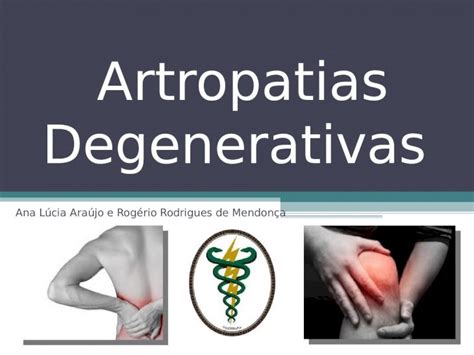 Ppt Artropatias Degenerativas Artroses Dokumen Tips