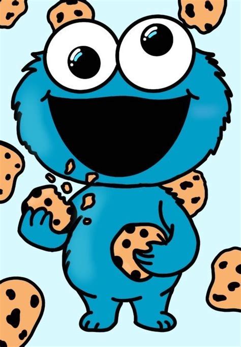 Pin On Disney Disney Pop Art Cute Drawings Cookie Monster Drawing