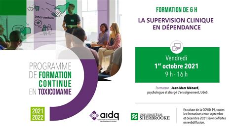 Formation Aidq Udes La Supervision Clinique En D Pendance