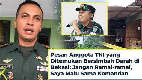 Praka Supriyadi Korban Kecelakaan Lalu Lintas Atau Pembacokan Ini