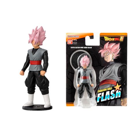 Bandai Dragon Ball Figura 10cm Articulado Flash Super Saiyan Rose Goku