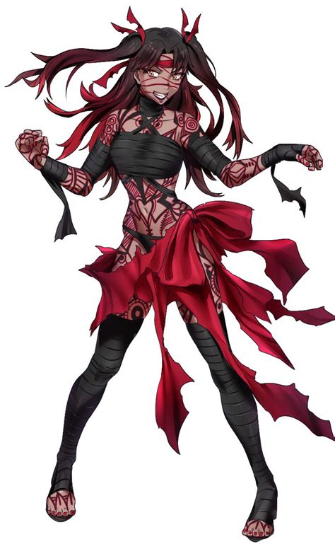 Angra Mainyu Tohsaka Rin Edition Ryai Female Character Concept