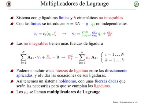 Multiplicadores De Lagrange