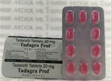 Tadagra Prof Tadalafil Tablets Mg At Rs Stripe Erectile