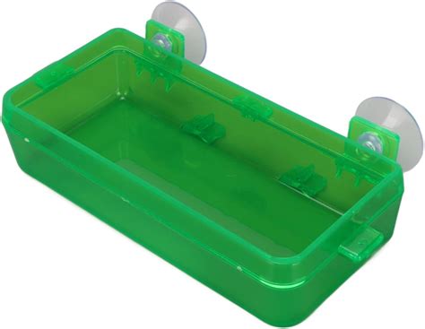 Amazon Reptile Feeding Food Water Bowl Green Escape Proof