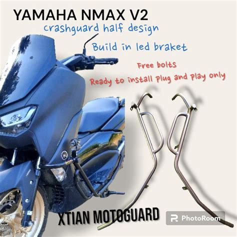 Yamaha Nmax V Half Crash Guard Heavy Duty Lazada Ph