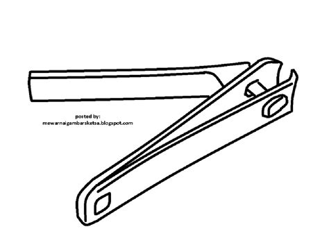 Sketsa Gambar Gunting