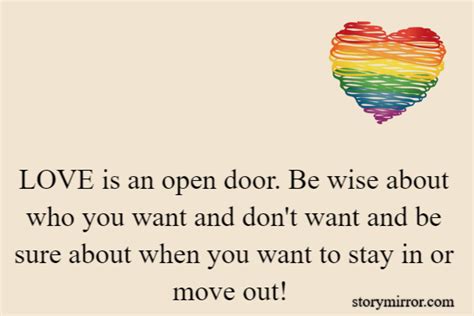 Love Is An Open Door Quotes