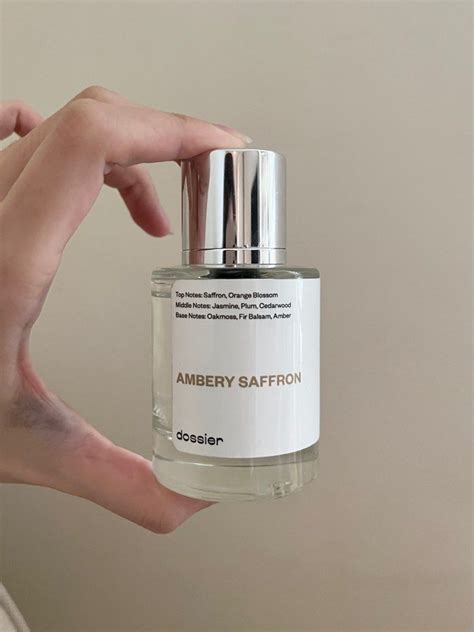 Dossier In Ambery Saffron Beauty And Personal Care Fragrance
