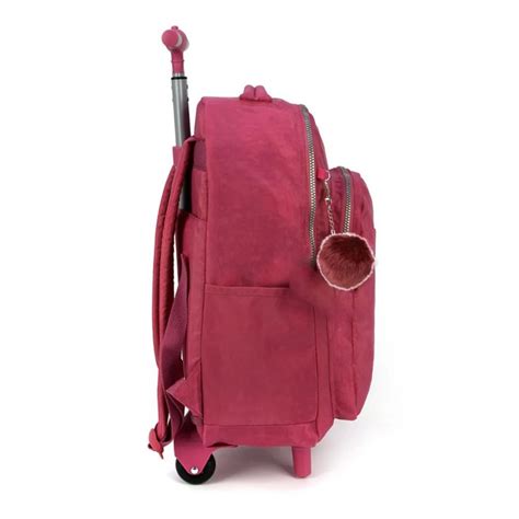 Mochila Carrinho Tactel Up4you Vinho Luxcel MC51610UP VI