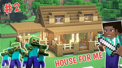 I Built New Beautiful House 🏠 Minecraft Survival Series2 Amez Crafter Youtube