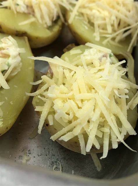 Batata Recheada Assada Gratinada Queijo Parmes O