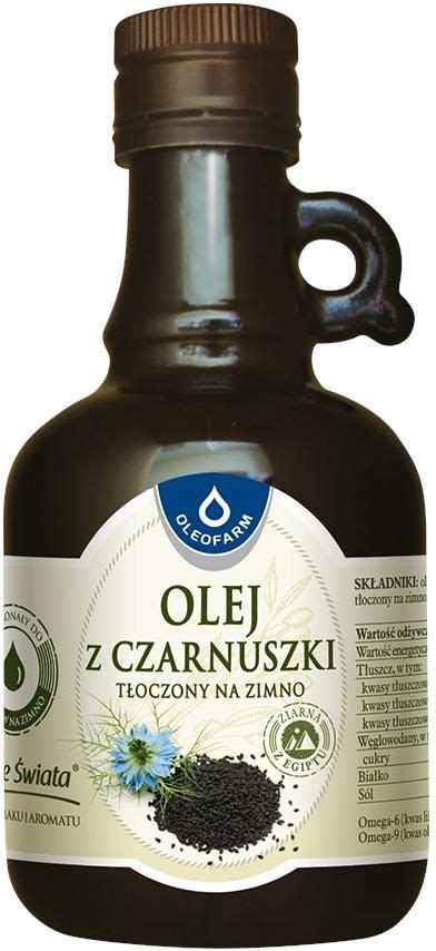 Oleofarm Olej Z Czarnuszki Tłoczony Na Zimno 250ml opinie komentarze