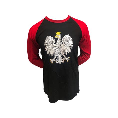 Long Sleeve T Shirt Polska Eagle Emblem Sports Outlet Express