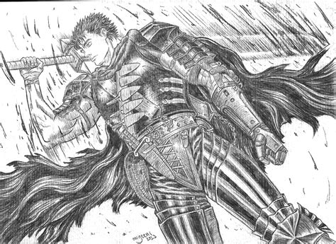 The Black Swordsman (art by me) : r/Berserk