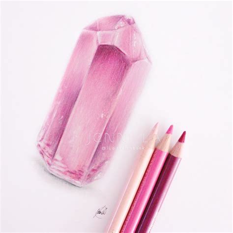 HOW TO DRAW Crystals Easy Step By Step Tutorial in 2023 | Crystal drawing, Pencil inspiration ...